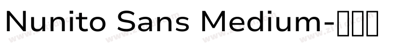Nunito Sans Medium字体转换 Nunito Sans Medium字体转换